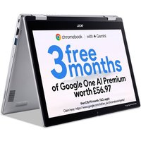 ACER Spin 312 12" 2 in 1 Chromebook - Intel® N100, 128 GB eMMC, Silver