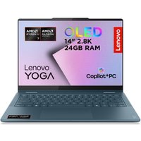 LENOVO Yoga 7 14" 2 in 1 Laptop - AMD Ryzen AI 7, 1 TB SSD, Tidal Teal