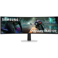 SAMSUNG Odyssey G9 LS49DG912SUXXU Dual Quad HD 49" Curved OLED Gaming Monitor - Silver