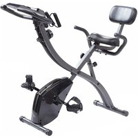 NEW IMAGE Slim Cycle 2-in-1 Exercise Bike - Black