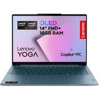 LENOVO Yoga Slim 7 14" Laptop, Copilot+ PC - AMD Ryzen AI 7, 1 TB SSD, Teal