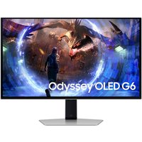 SAMSUNG Odyssey G6 LS27DG602SUXXU Quad HD 27" OLED Gaming Monitor - Silver
