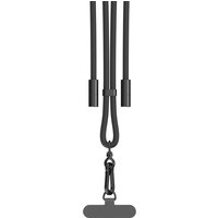 GOJI GCCLYBK26 2-in-1 USB Type-C Cable Crossbody Phone Lanyard - Black