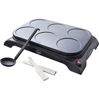 QUEST 35319 Mini Pancake Maker and Grill - Black