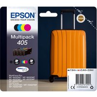 Click to view product details and reviews for Epson Suitcase 405 Cyan Magenta Yellow Black Ink Cartridges Multipack. Click to view product details and reviews for Epson Suitcase 405 Cyan Magenta Yellow Black Ink Cartridges Multipack.