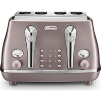 Click to view product details and reviews for Delonghi Icona Metallics Ctot4003pk 4 Slice Toaster Violet. Click to view product details and reviews for Delonghi Icona Metallics Ctot4003pk 4 Slice Toaster Violet.