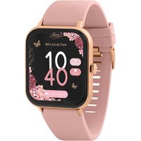REFLEX ACTIVE Series 23 Smart Watch - Rose Gold & Pink, Silicone Strap