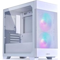 LIAN-LI Lancool 205M Mesh RGB Mini-Tower Micro-ATX PC Case - Snow