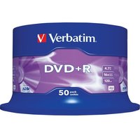 VERBATIM Azo 16x Speed DVD+R Blank DVDs - Pack of 50