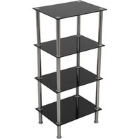 Click to view product details and reviews for Avf S44 4 Tier Square Shelving Unit Black Chrome. Click to view product details and reviews for Avf S44 4 Tier Square Shelving Unit Black Chrome.