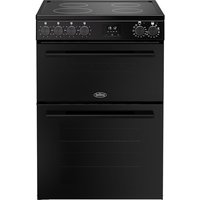 Belling 444412058 cooker Freestanding cooker Electric Zone induction hob Black BEL FSA VISION 60Ei BLK