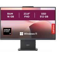 LENOVO IdeaCentre AIO 3 23.8" All-in-One PC - AMD Ryzen 7, 512 GB SSD, Grey