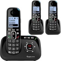 Click to view product details and reviews for Amplicomms Bigtel 1583 Cordless Phone Triple Phone Black. Click to view product details and reviews for Amplicomms Bigtel 1583 Cordless Phone Triple Phone Black.