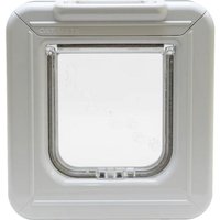 CLOSER PETS Elite Microchip Cat Flap with Timer Control - White