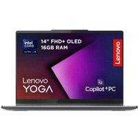 LENOVO Yoga 7 14" 2 in 1 Laptop, Copilot+ PC - Intel® Core™ Ultra 5, 512 GB SSD, Luna Grey