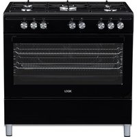 Click to view product details and reviews for Logik Lftg90b25 90 Cm Dual Fuel Range Cooker Black. Click to view product details and reviews for Logik Lftg90b25 90 Cm Dual Fuel Range Cooker Black.