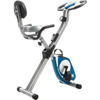 XTERRA Fitness FB350 Folding Exercise Bike - Silver & Blue