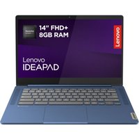 LENOVO IdeaPad Slim 3 14" Chromebook - MediaTek Kompanio 520, 128 GB eMMC, 8GB RAM, Blue