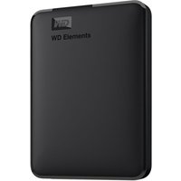 WD Elements Portable Hard Drive - 5 TB, Black