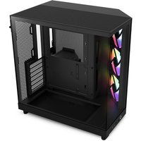 NZXT H6 FLOW RGB ATX Mid-Tower PC Case - Black