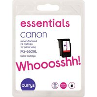 Click to view product details and reviews for Essentials Canon Pg 560 Xl Black Ink Cartridge. Click to view product details and reviews for Essentials Canon Pg 560 Xl Black Ink Cartridge.
