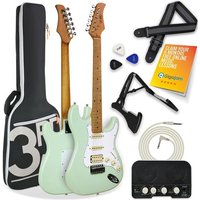 Click to view product details and reviews for 3rd Avenue Stateside Series Electric Guitar Bundle Liberty Green. Click to view product details and reviews for 3rd Avenue Stateside Series Electric Guitar Bundle Liberty Green.