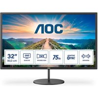 AOC Q32V4 Quad HD 32" IPS LCD Monitor - Black