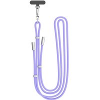 GOJI GCCLYPP26 2-in-1 USB Type-C Cable Crossbody Phone Lanyard - Purple