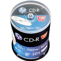 HP 52x Speed CD-R Blank CDs - Pack of 100