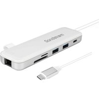 SANDSTROM S8IN1AP25 8-port USB Type-C Connection Hub