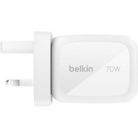 Click to view product details and reviews for Belkin 3 Port 70 W Gan Wall Charger. Click to view product details and reviews for Belkin 3 Port 70 W Gan Wall Charger.