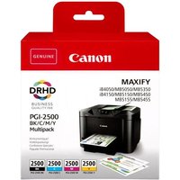 CANON PGI-2500 Cyan, Magenta, Yellow & Black Ink Cartridges - Multipack