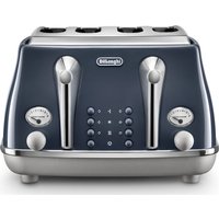 Click to view product details and reviews for Delonghi Icona Capitals Ctoc4003bl 4 Slice Toaster Blue. Click to view product details and reviews for Delonghi Icona Capitals Ctoc4003bl 4 Slice Toaster Blue.