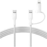 Click to view product details and reviews for Belkin Boostcharge Pro 2 In 1 Braided Usb Type C Lightning Cable 15 M. Click to view product details and reviews for Belkin Boostcharge Pro 2 In 1 Braided Usb Type C Lightning Cable 15 M.