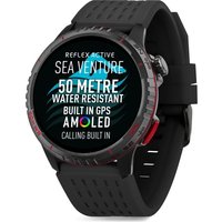 REFLEX ACTIVE Sea Venture Smart Watch - Black, Silicone Strap