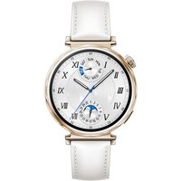 HUAWEI Watch GT 5 - Gold, White Leather Strap, 41 mm