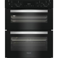 HOTPOINT DUH 10D B Electric Built-under Double Oven - Black