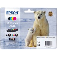 Click to view product details and reviews for Epson Polar Bear T2636 Xl Cyan Magenta Yellow Black Ink Cartridge Multipack. Click to view product details and reviews for Epson Polar Bear T2636 Xl Cyan Magenta Yellow Black Ink Cartridge Multipack.