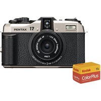 Click to view product details and reviews for Pentax 17 Compact Film Camera Starter Pack Black.