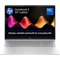 HP OmniBook 3 AI 16" Laptop - Intel® Core™ 5, 256 GB SSD, Silver
