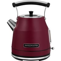 Rangemaster Classic 1.7 L 3000W Quiet Boil Cordless Electric Kettle Traditional Dome Design With Safety & Swivel Base