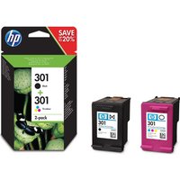 HP 301 Original Black & Tri-colour Ink Cartridges - Twin Pack