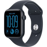 Apple Watch SE (3nd generation) SE 3 GPS 44mm Midnight Aluminium Case with Navy Blue Sport Band - S/M