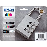 Click to view product details and reviews for Epson Padlock 35 Cyan Magenta Yellow Black Ink Cartridges Multipack. Click to view product details and reviews for Epson Padlock 35 Cyan Magenta Yellow Black Ink Cartridges Multipack.