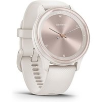 GARMIN vivomove Sport - Ivory & Peach Gold, Silicone Strap, Small