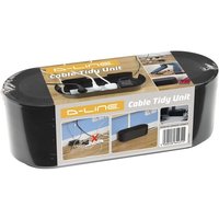 D-LINE EU/CTUSMLB/SW Cable Tidy Unit - Small, Black