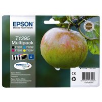 EPSON Apple T1295 Cyan, Magenta, Yellow. & Black Ink Cartridges - Multipack