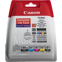 CANON PGI-580XL / CLI-581 Cyan, Magenta, Yellow & Black Ink Cartridges - Multipack