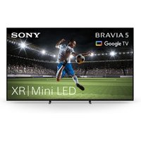 Sony U.K. K75XR55BP.UKA Sony BRAVIA 5 - XR|Mini LED | AI XR Processor | Acoustic Multi-Audio | Dolby Vision/Atmos | IMAX Enhanced | Google TV with Gemini | Google Cast | Apple AirPlay 2| Eco Dashboard 2 | Game Menu 2 - 75-inch