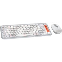 Click to view product details and reviews for Logitech Pop Icon Combo Wireless Keyboard Mouse Set White. Click to view product details and reviews for Logitech Pop Icon Combo Wireless Keyboard Mouse Set White.